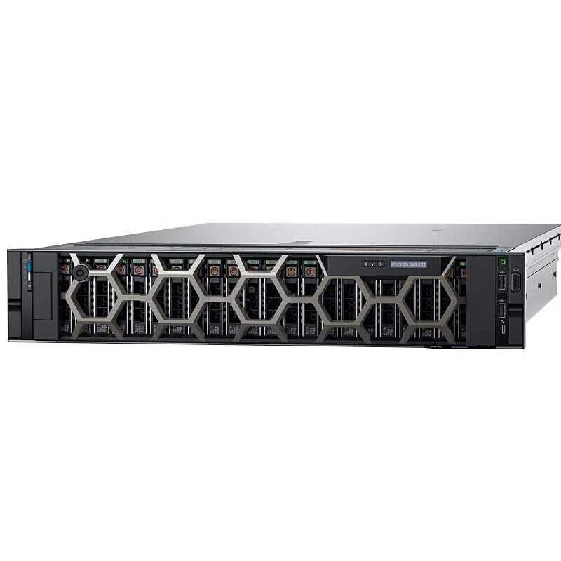 2 منافذ شبكة جيه ديلز Gpu Rack Server حتى 4 GPUs ذات عرض مزدوج
